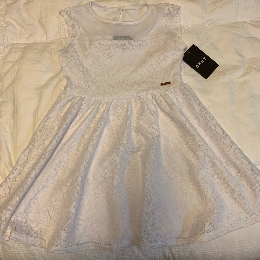 Girls Lace DKNY dress